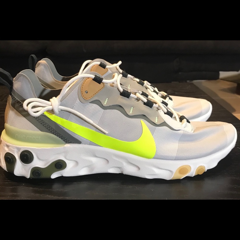 NEW MENS NIKE REACT ELEMENT 55 SZ 12.